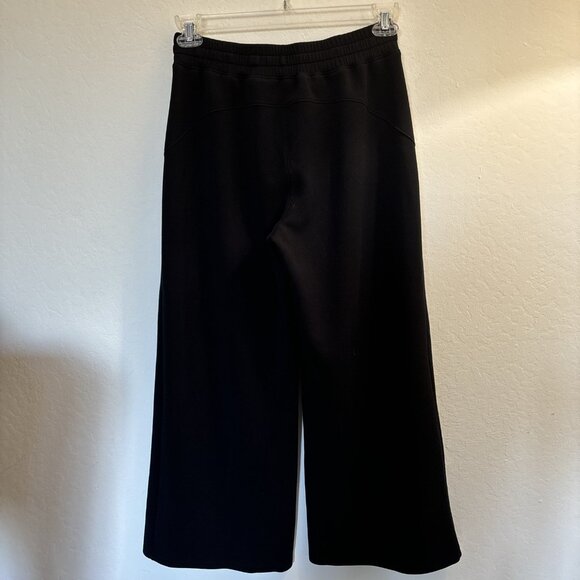 Spanx AirEssentials Wide Leg Crop Pants High Waist Black Size M Medium - Picture 4 of 14